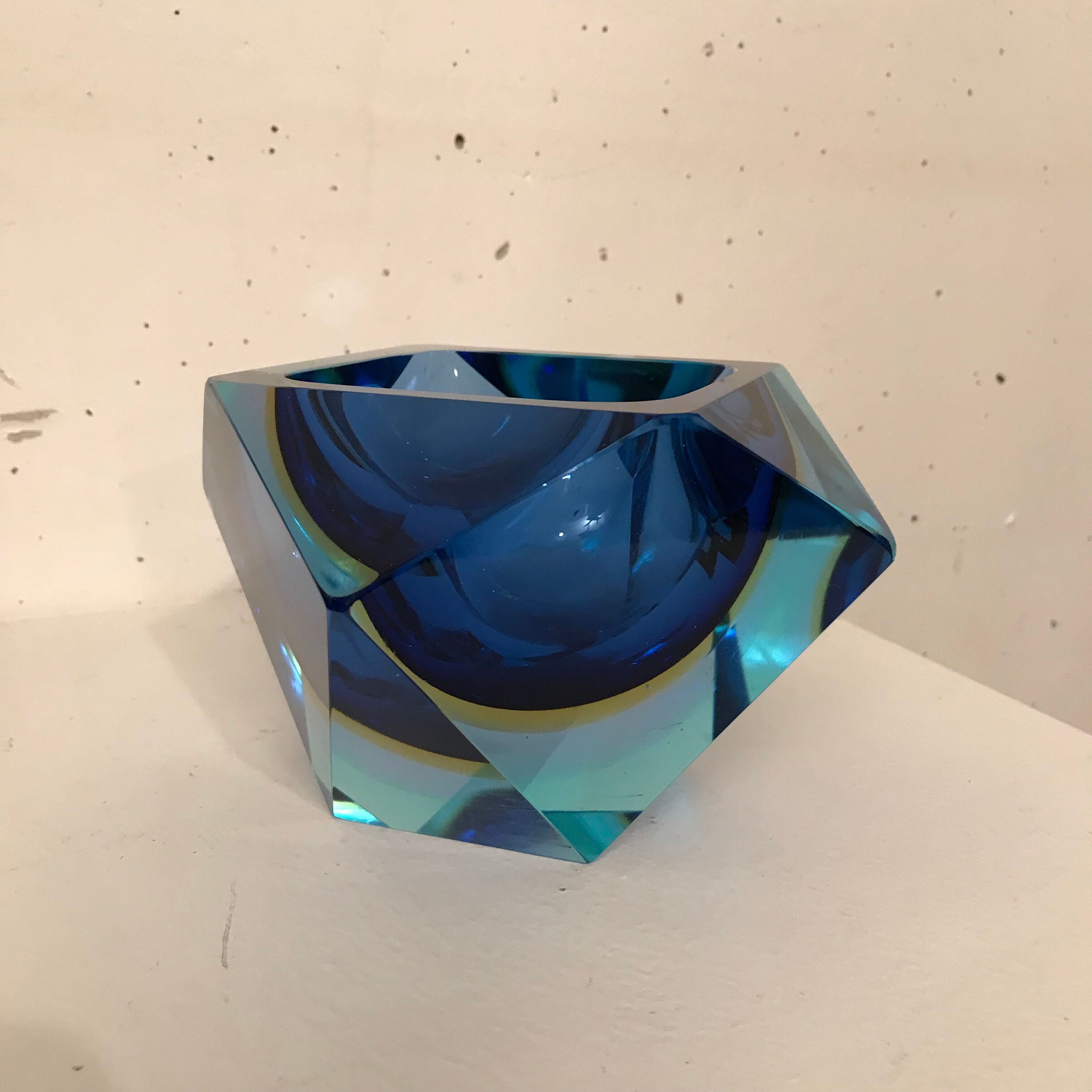 Ashtray Murano Sommerso 1970