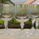 6 crystal water glasses from ARQUES. MATIGNON model.