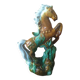 Rearing horse statue