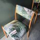 4 chaises vintage entièrement rénovées