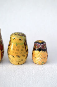 Matryoshkas Wooden owls