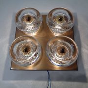 Copper and Glass Sconce from Cosack, Germany, 1960s
