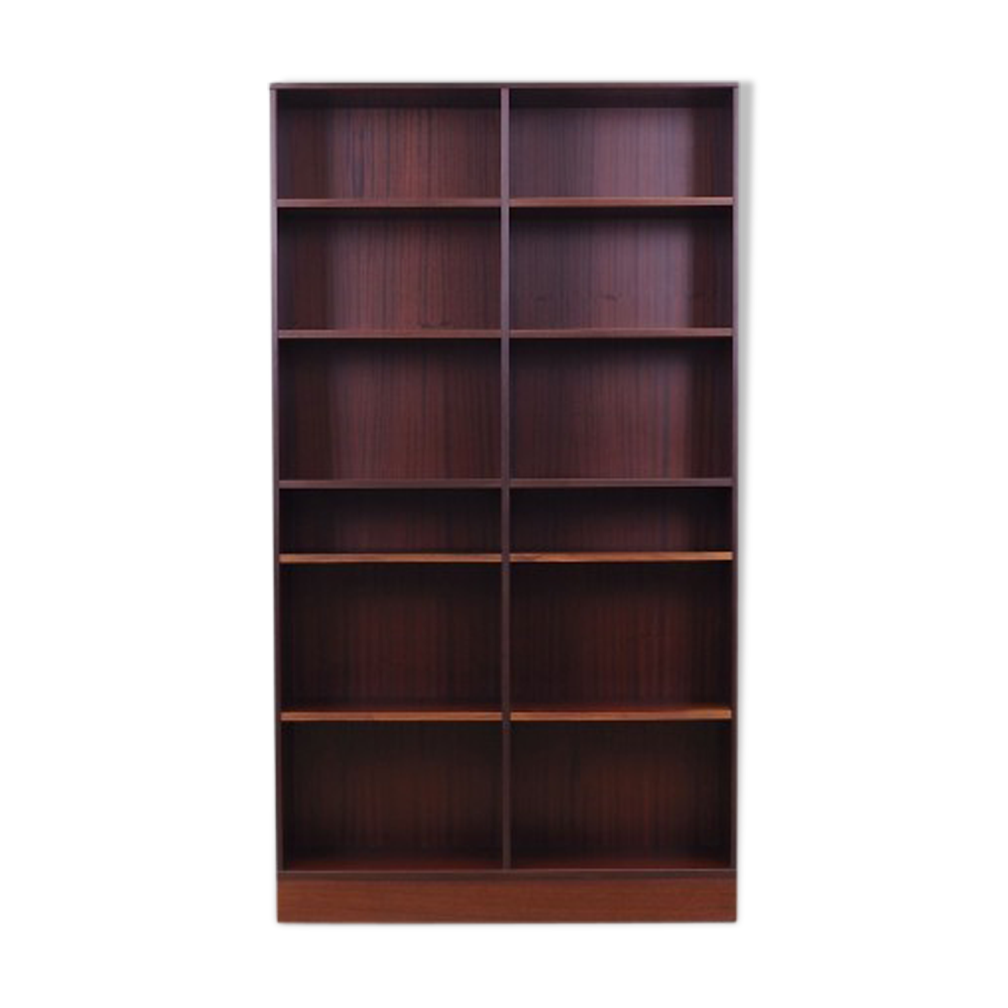 Mahogany bookcase, Danish design, 70's, production: Denmark