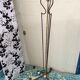 Lamppost twisted wrought iron and brass vintage