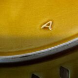 Ceramic plate Vallauris - Pierced decoration Olives - 1950s