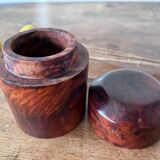 Wooden box with lid