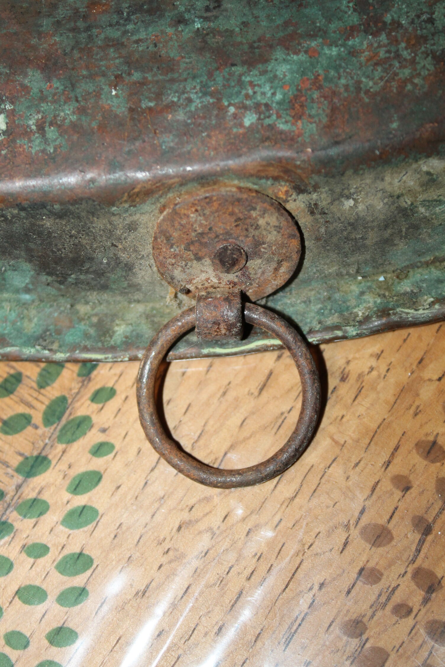 Former tray of the maghreb in copper