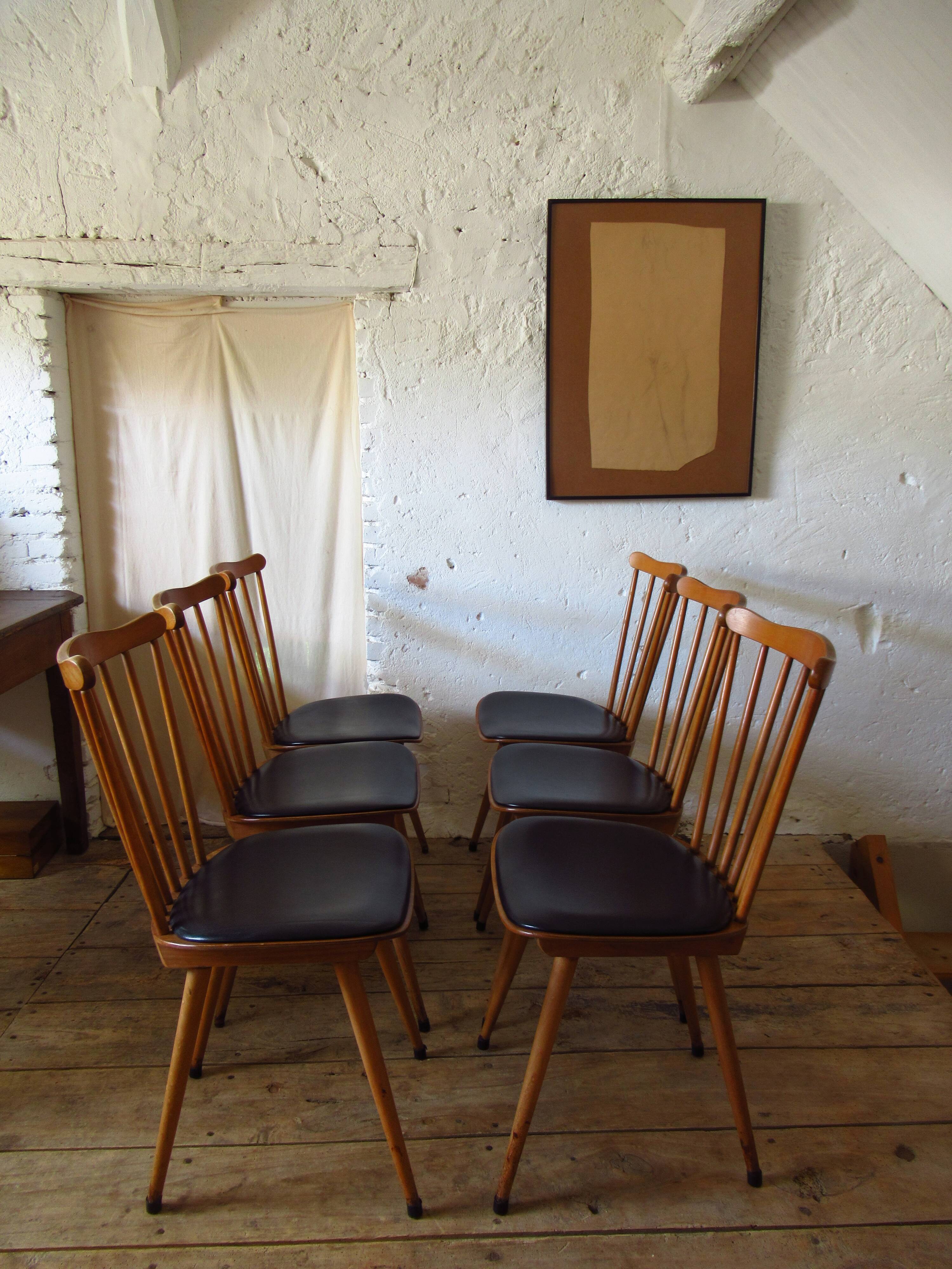 Baumann chairs, set of 6