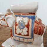 Ceramic elephant, beige