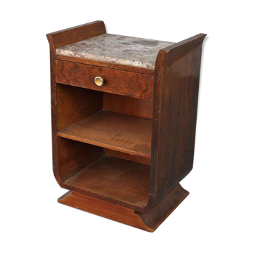 Nightstand lyre Deco 1930