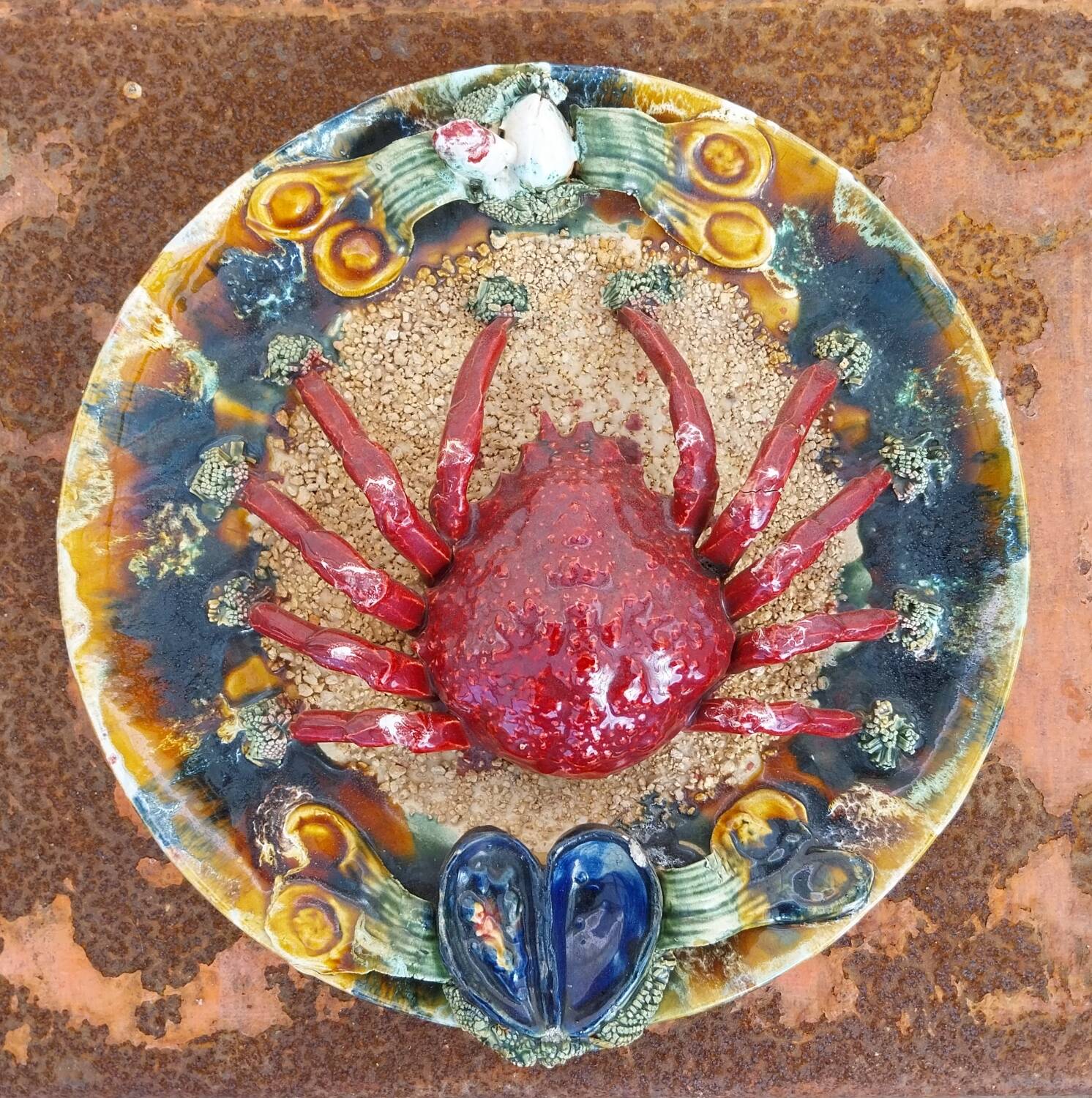 Trompe l'oeil slip dish