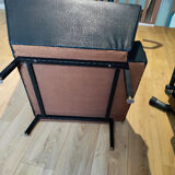 Alan deglauff armchair in vintage Skaï 1950