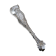 Silver sugar tongs Art Nouveau