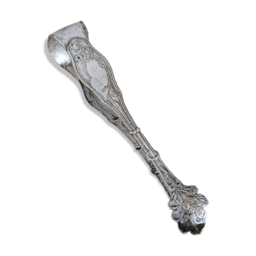 Pince à sucre argenté Art Nouveau