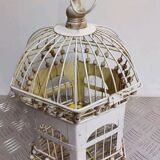 Pair of vintage bird cages