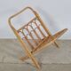 Rattan magazine holder