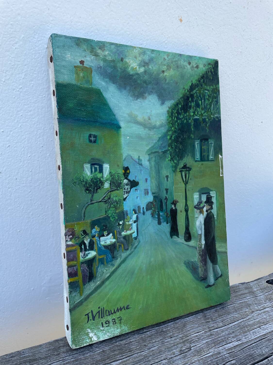 Oil painting Paris Montmartre