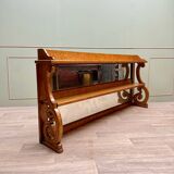 Rare Shelf With Ice Bottom In Speckled Maple From Charles X XIX Eme Century