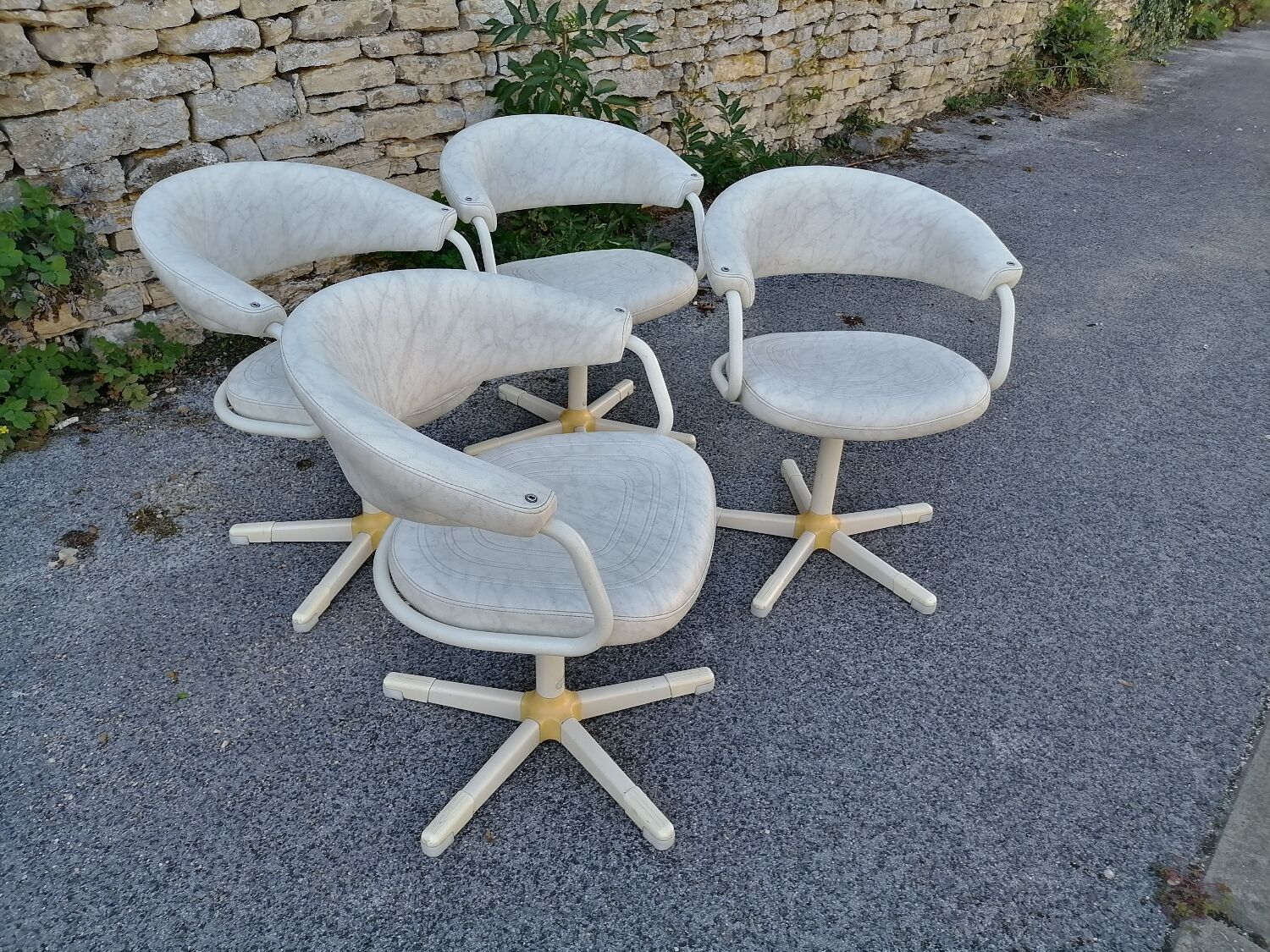 Vintage barber chair suite