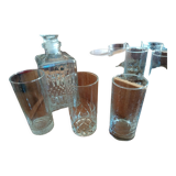 Whisky service book + carafe box  3 different glass models