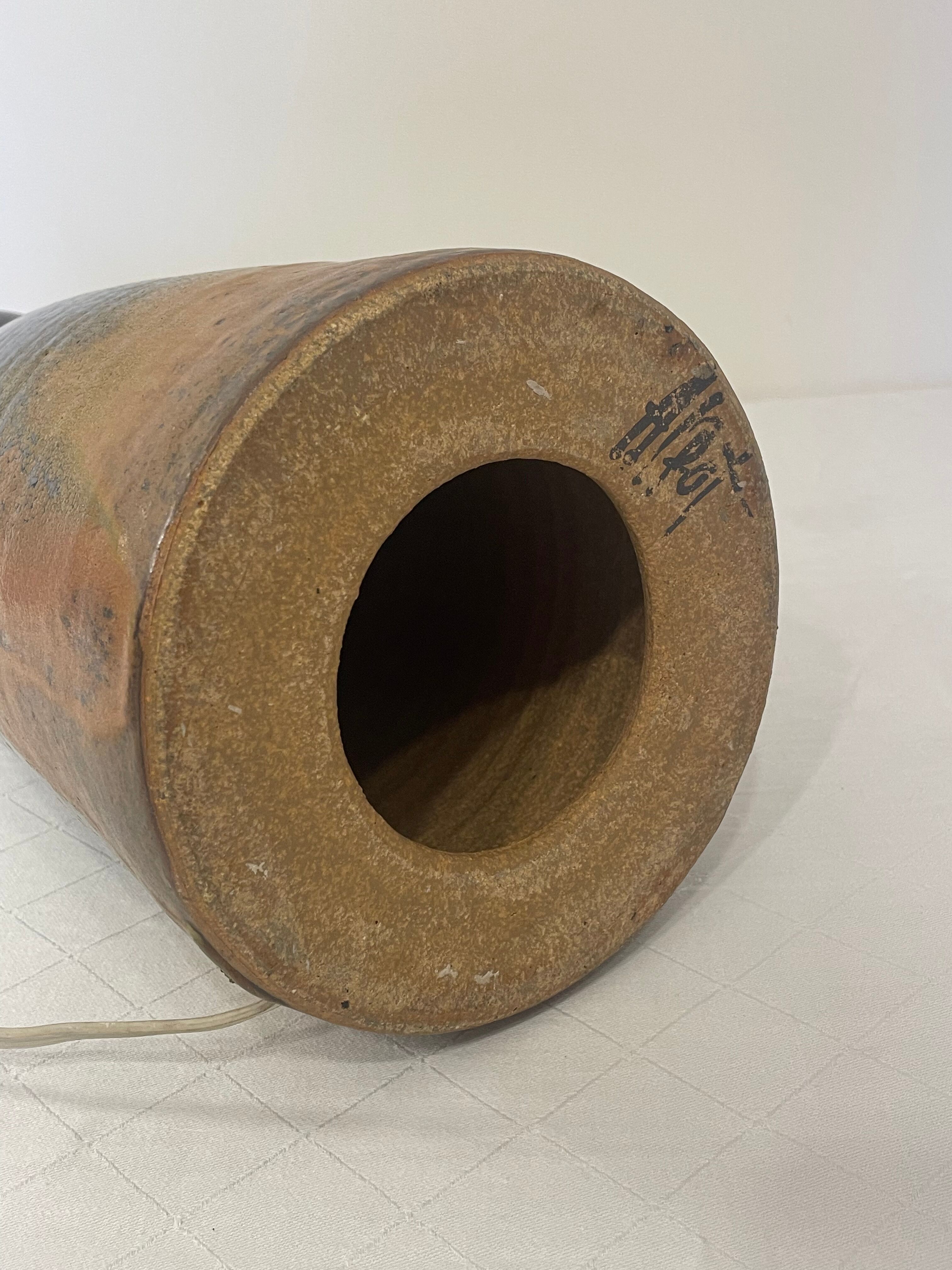 Large Arpot ceramic lamp stand