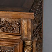 Oratory in solid walnut, Neo-Gothic Renaissance style – Late 19th century