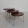 Set of 3 side tables, nesting tables Vaza Roden, 1960s.