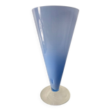 Blown glass cup vase, 1990
