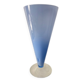 Vase coupe en verre soufflé, 1990
