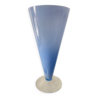 Vase coupe en verre soufflé, 1990