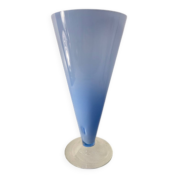 Vase coupe en verre soufflé, 1990