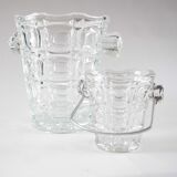 Glass champagne bucket