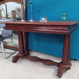 Regency mahogany console desk 19th century