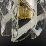 Vintage Murano Torciglioni wall lamp by Avmazzega, Italy, 1970s