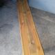 Solid wood bench patinated 180cm
