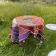 Oriental tablecloth with mirror and embroidery