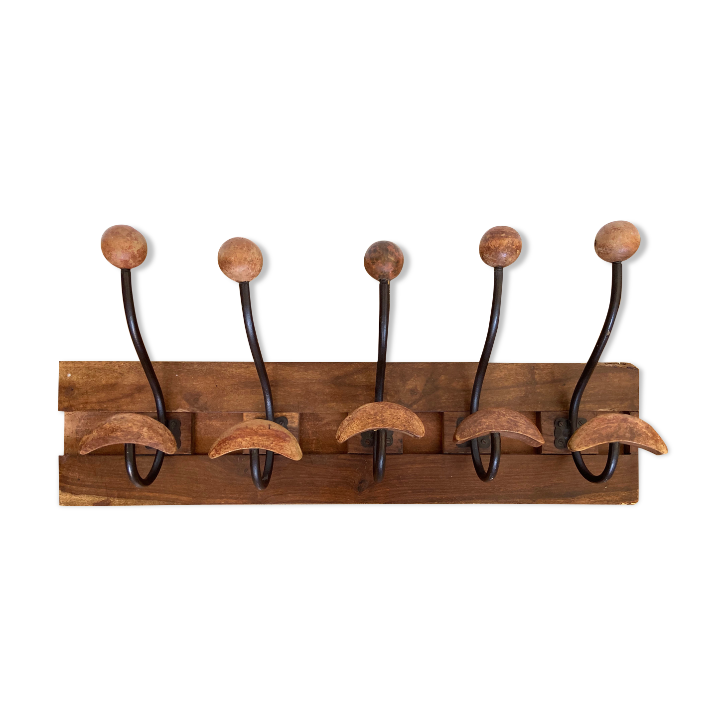 Door sliding wall coats 5 racks