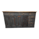 Gray patina bar counter trade furniture