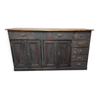 Gray patina bar counter trade furniture
