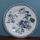 Assiette plate Gien Capucines Terre de fer