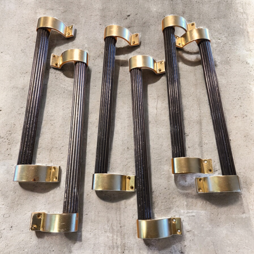 Set of Art Deco door handles