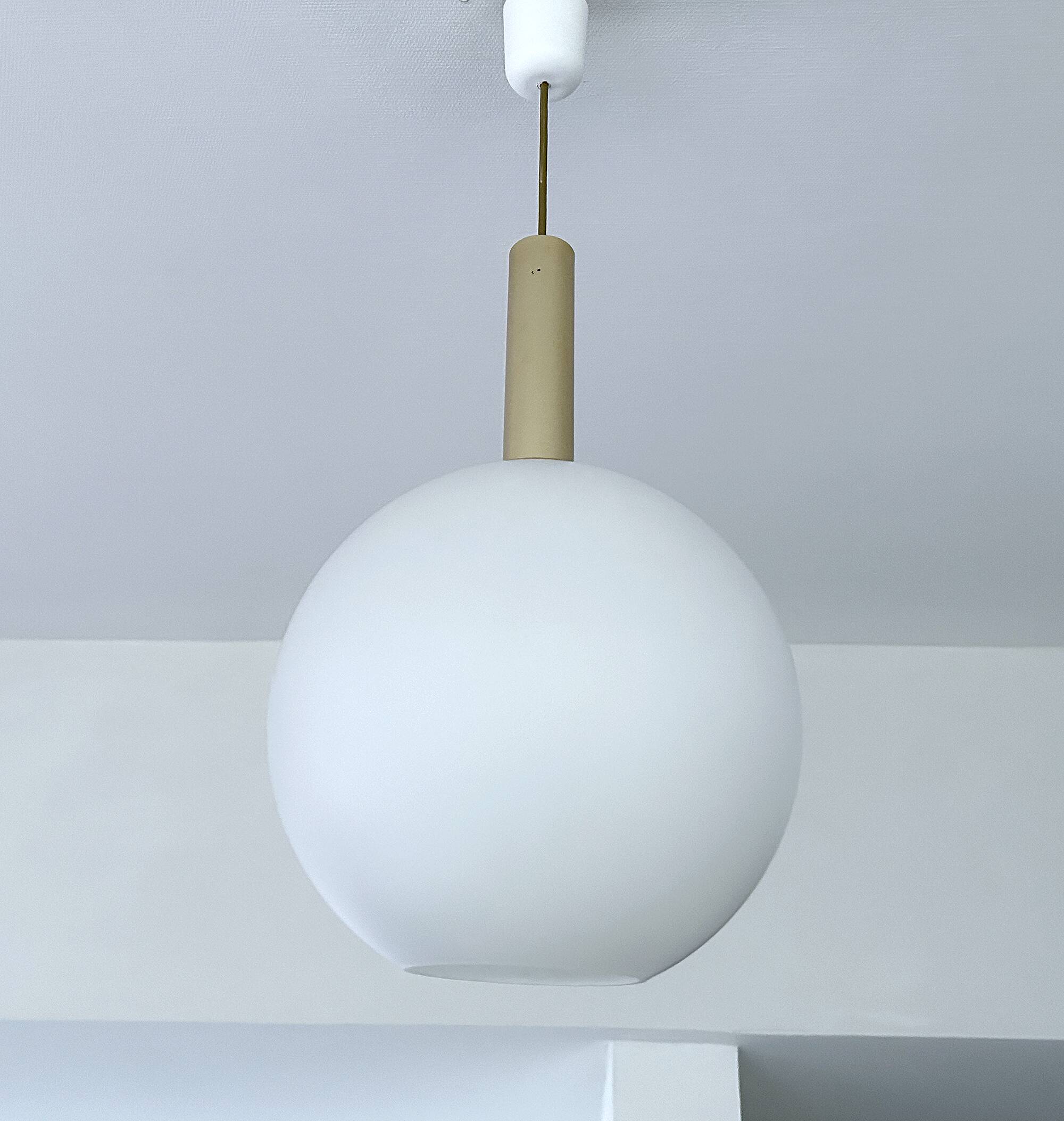 Large Mid Century Italian Pendant Lamp