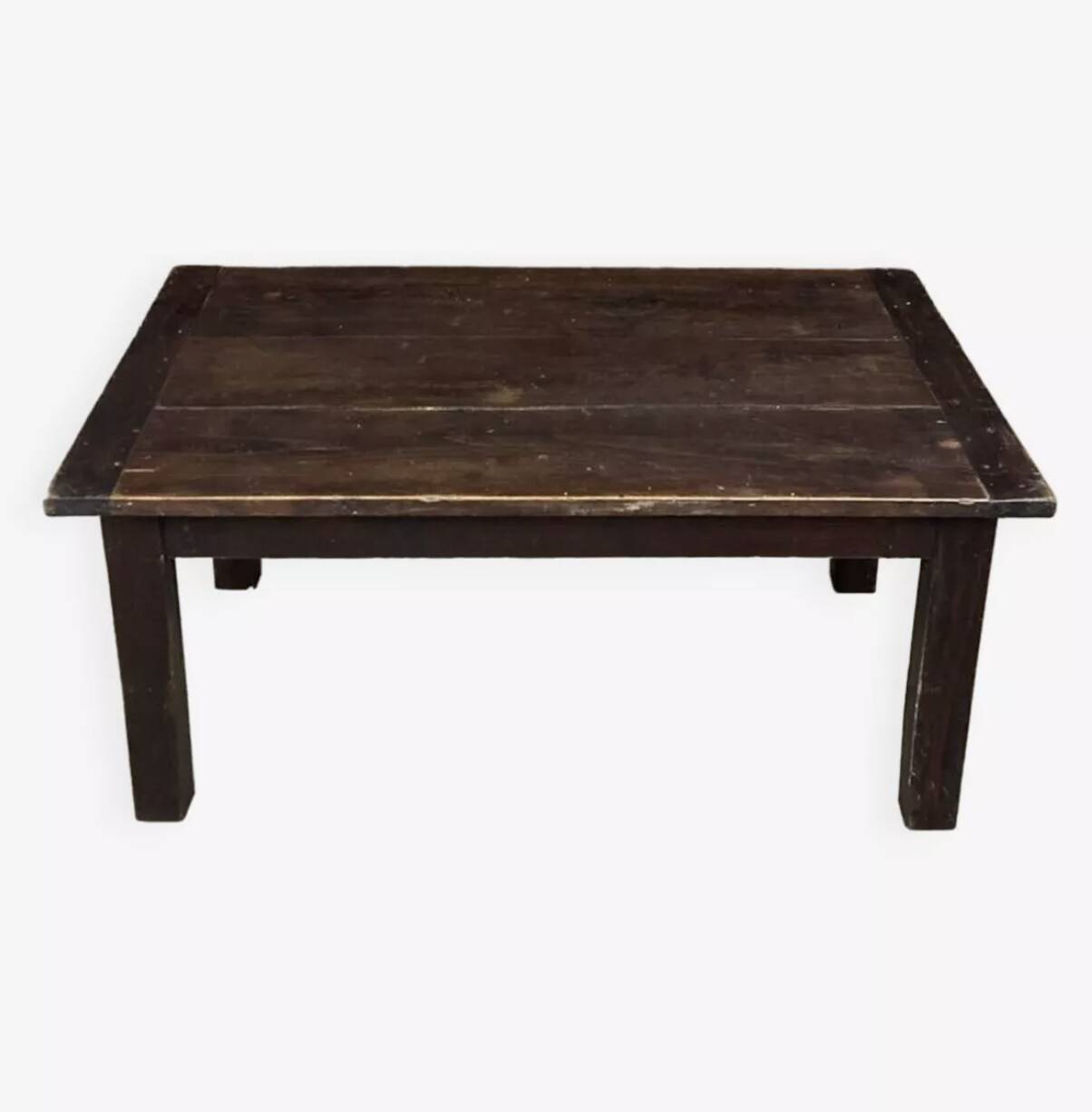 Table basse rectangulaire en bois massif