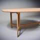 Table à manger en pin cérusé. Ollé Pira. Suède années 1960