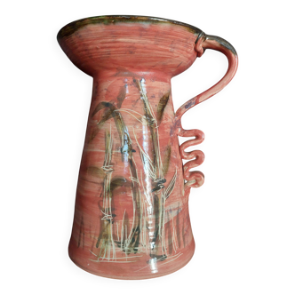 Vintage signed hand candle holder