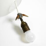 Aloys Gangkofner Mid Century Glass Pendant Lamp by Peill & Putzler