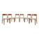 Mid-Century Modern Teak Dining Chairs model 26 by Henry Kjærnulf  for Korup
