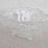 Heart shaped glass bowl