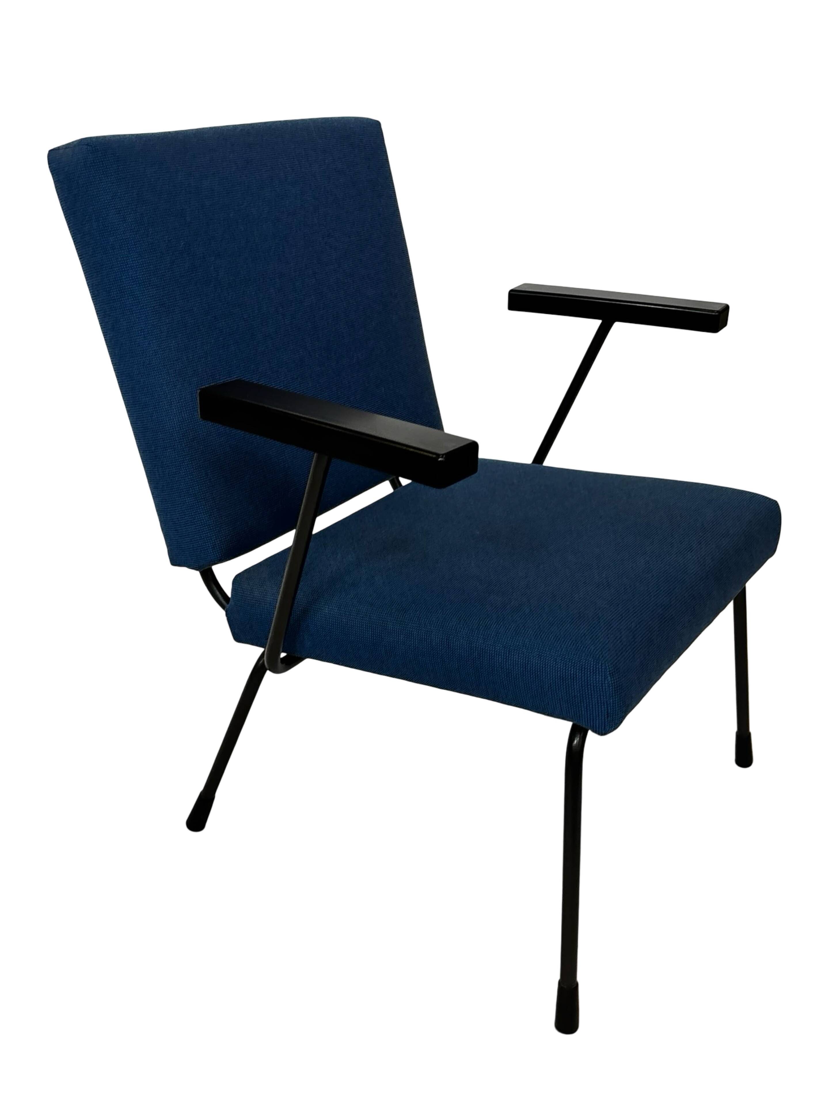 Ensemble vintage de deux fauteuils Gispen 1401 W Rietveld Design