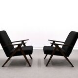 Mid Century Easy Chair Model B - 310 Var in Black Buckle